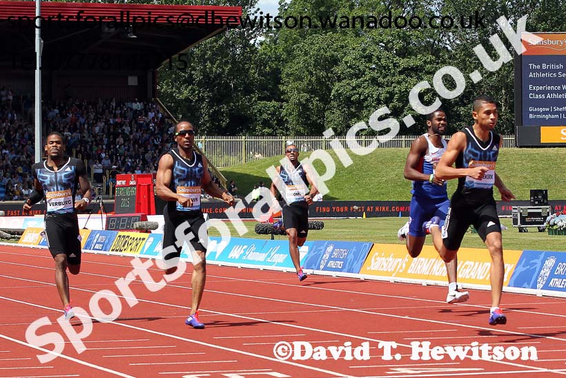 Mens 300 metres, IAAF Diamond League, Birmingham. Photo: David T. Hewitson/Sports for All Pics
